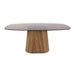 Eettafel Tinto Centro | Brons Glas