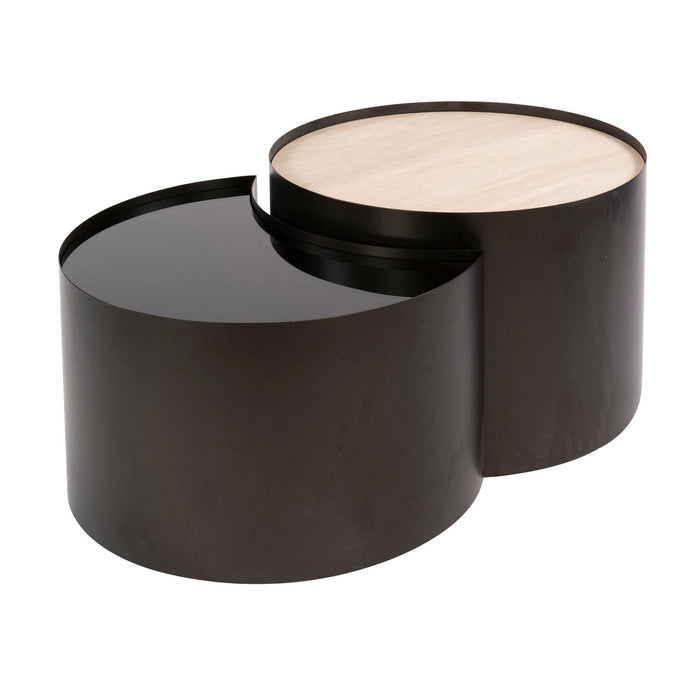 Salontafel Metal Half Moon | keramiek