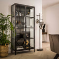Vitrinekast Rift | Metal 90cm