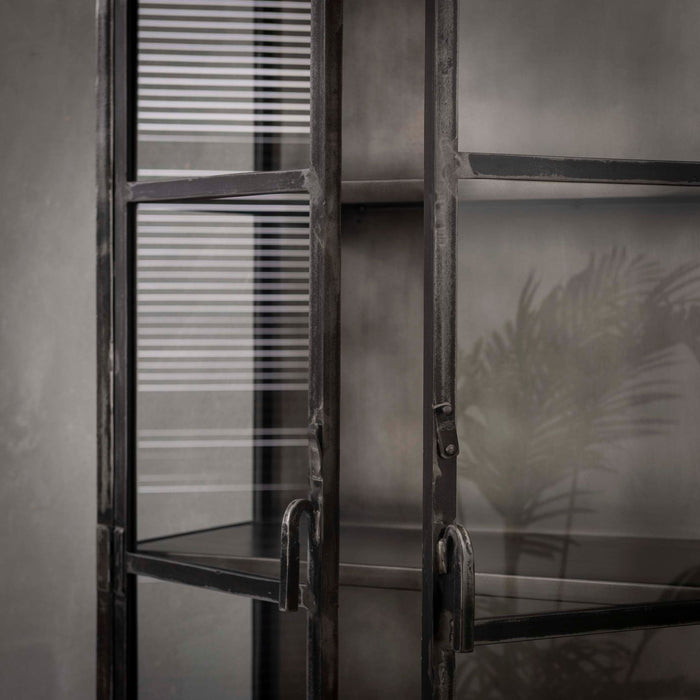 Vitrinekast Rift | Metal 90cm