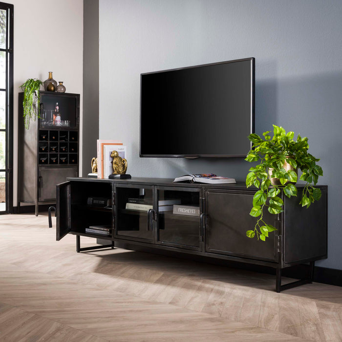TV-Meubel Rift | Gunmetal