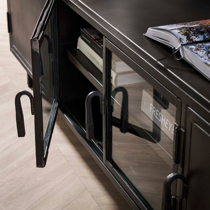 TV-Meubel Rift | Gunmetal