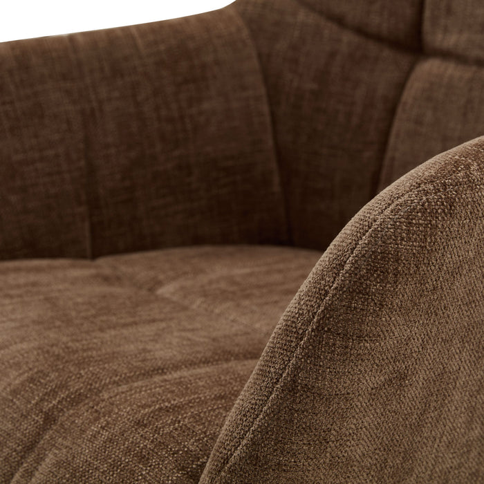 Eetkamerstoel Jesse – Stof Choco