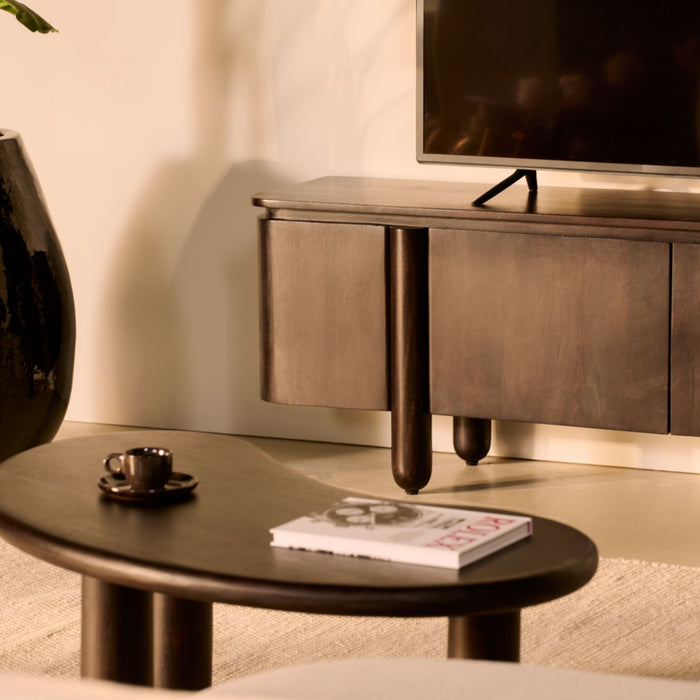 TV-Meubel Rondo | Donkerbruin 210cm