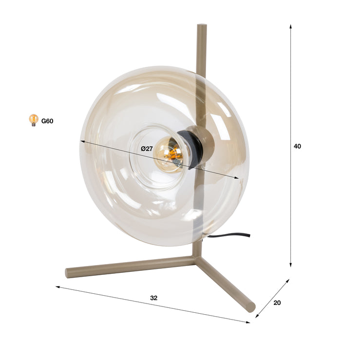 Tafellamp Soll | Beige