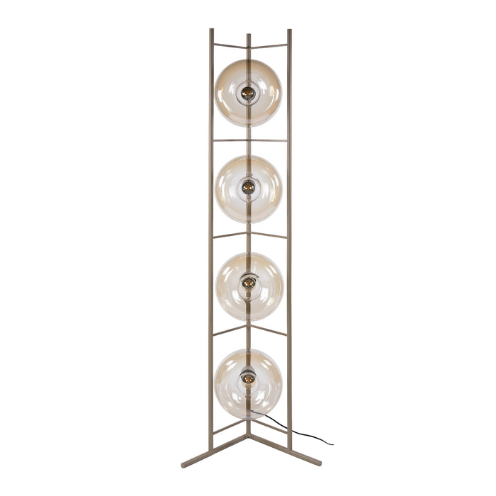 Vloerlamp Soll 4-lichts | Beige