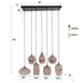 Hanglamp Altura | Bruin-frosted
