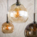 Hanglamp Moka 4+3-lichts | Bruin