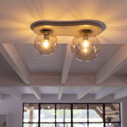 Plafondlamp Bubble 2L | Beige