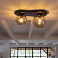 Plafondlamp Bubble 2L | Sienna Bruin