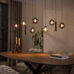 Hanglamp Orb 6+5L | Zwart