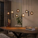 Hanglamp Orb 6+5L | Zwart