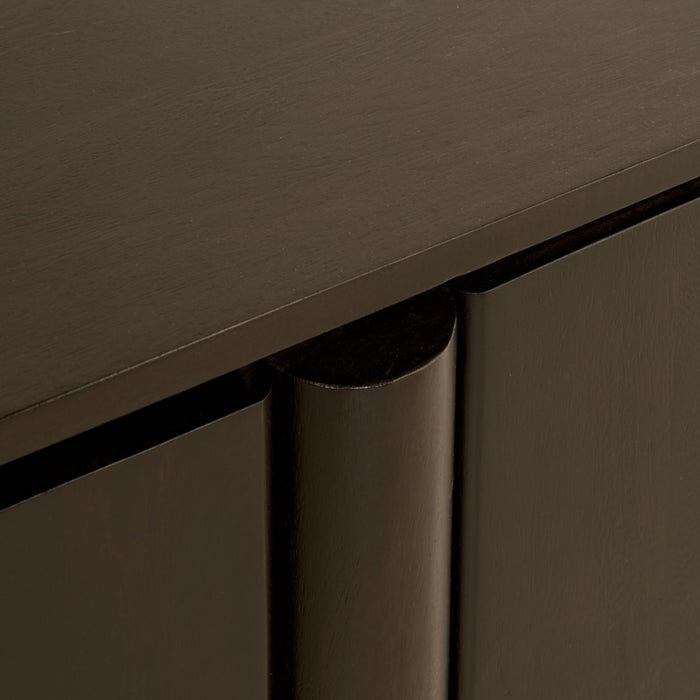 Wandkast Rondo | Donkerbruin 115cm