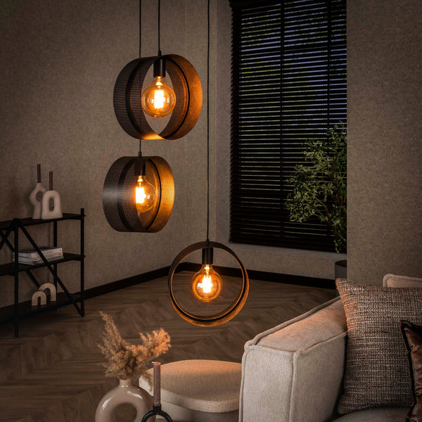 Hanglamp Ring mesh 3L