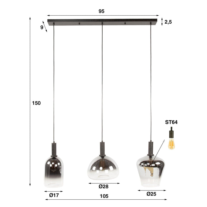 Hanglamp Zenith 3L