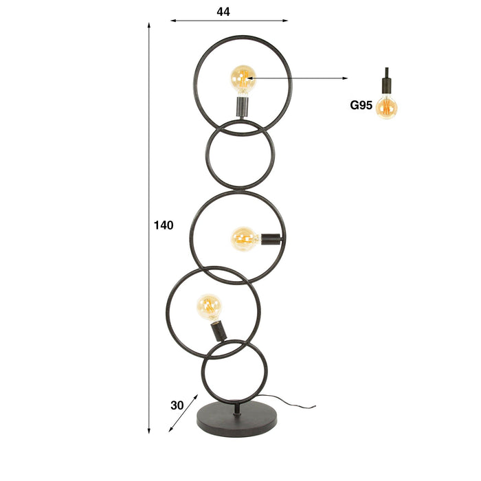 Vloerlamp Loop | 140cm