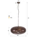 Hanglamp Cielo | Antiek Koper
