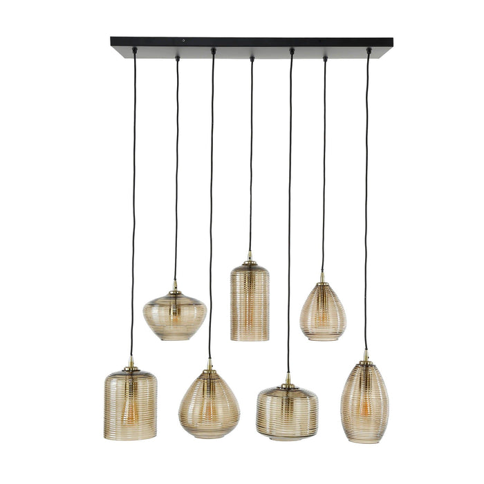 Hanglamp Stripe Horizontal 4+3L