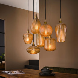 Hanglamp V-Shape 4+3L