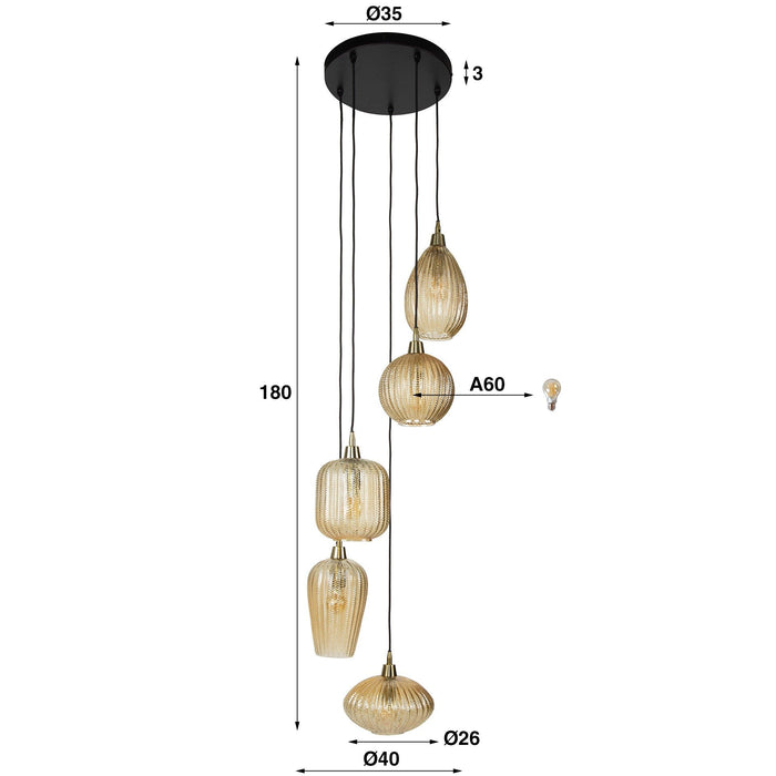 Hanglamp V-Shape 5L