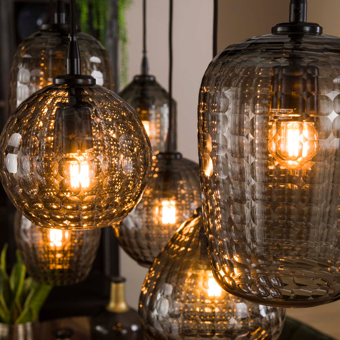 Hanglamp Hexagon 4+3L