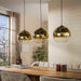 Hanglamp Bubble Shaded 3-lichts | Goud