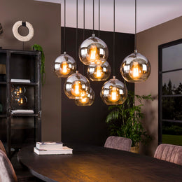 Hanglamp Bubble Shaded 4+3L