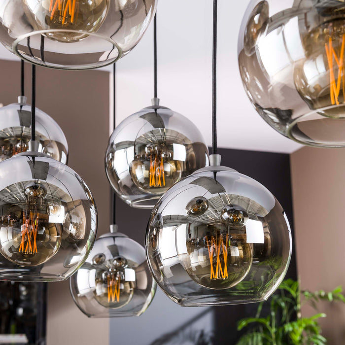 Hanglamp Bubble Shaded 4+3L