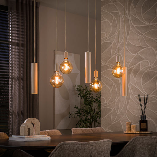 Hanglamp Senso 4+3-lichts | Beige
