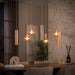 Hanglamp Senso 4+3-lichts | Beige
