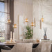 Hanglamp Senso 5+4-lichts | Beige