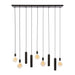 Hanglamp Senso 5+4-lichts | Sienna Bruin