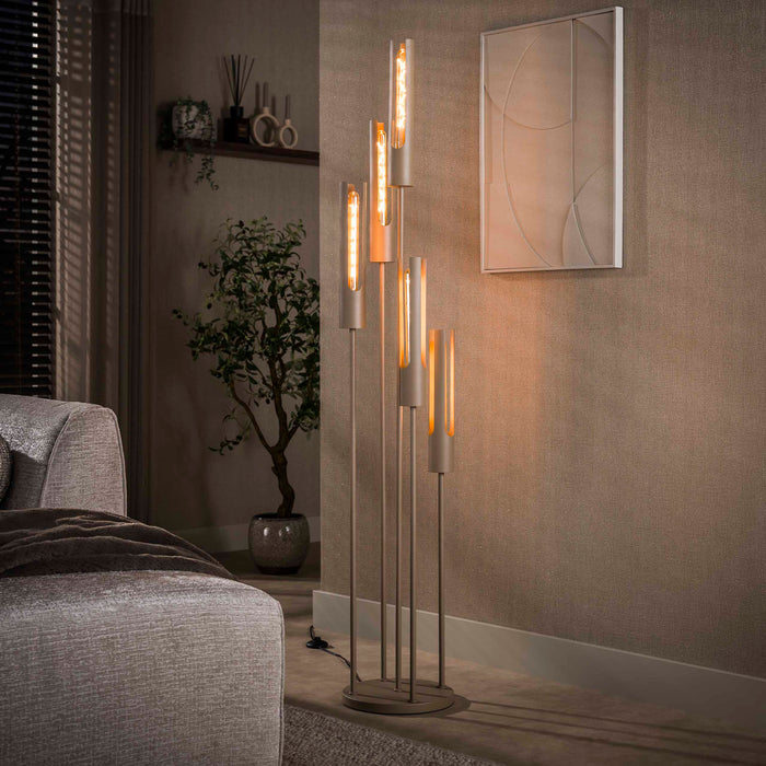 Vloerlamp Tube 5L - Beige