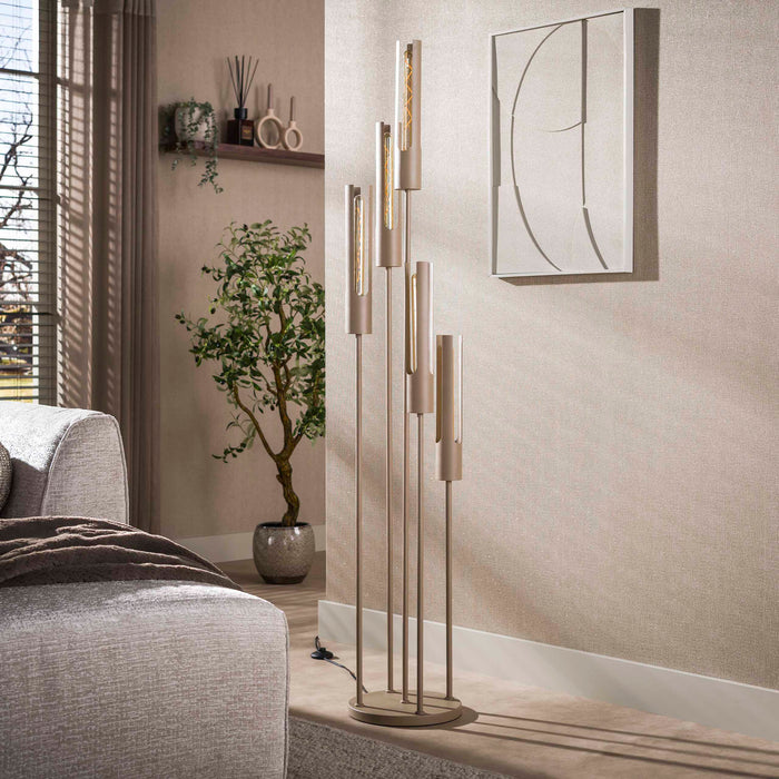 Vloerlamp Tube 5L - Beige