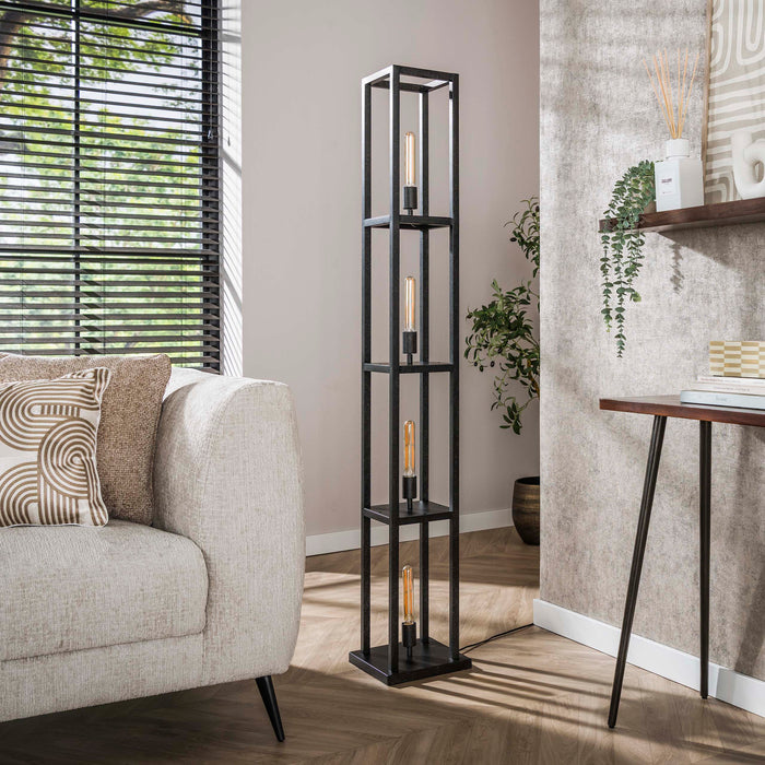 Vloerlamp Quadra | Beige 163cm