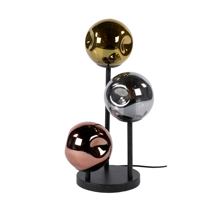 Tafellamp Stellar 3-lichts | Zwart