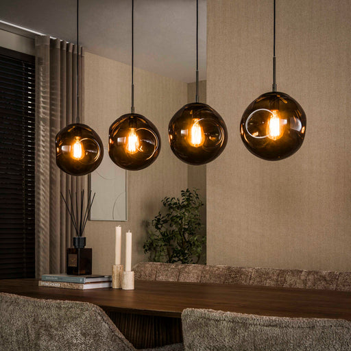 Hanglamp Stellar 4-lichts | Sienna Bruin