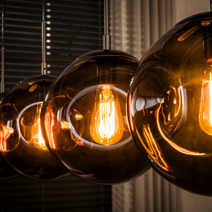 Hanglamp Stellar 4-lichts | Sienna Bruin