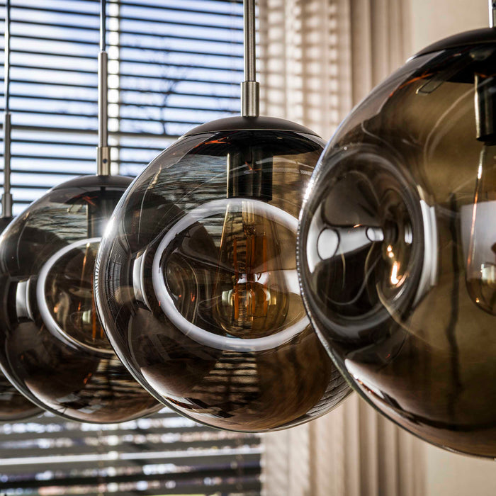 Hanglamp Stellar 4-lichts | Sienna Bruin