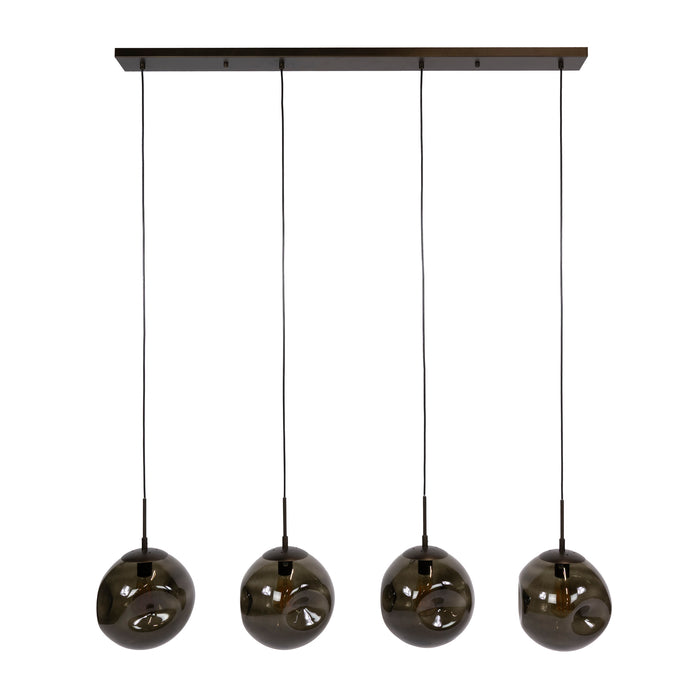 Hanglamp Stellar 4-lichts | Sienna Bruin