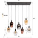Hanglamp Amfora 7-lichts | Zwart