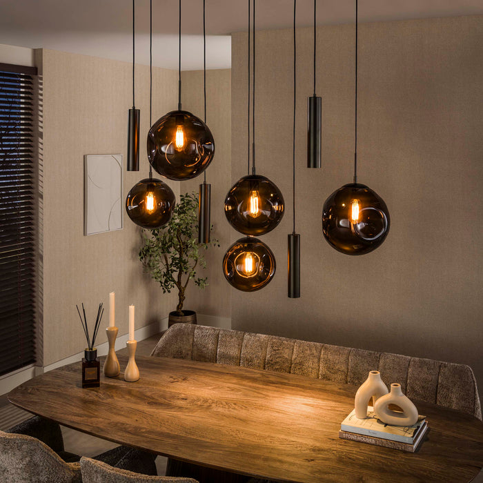 Hanglamp Stellar pendel 9L - Sienna Bruin