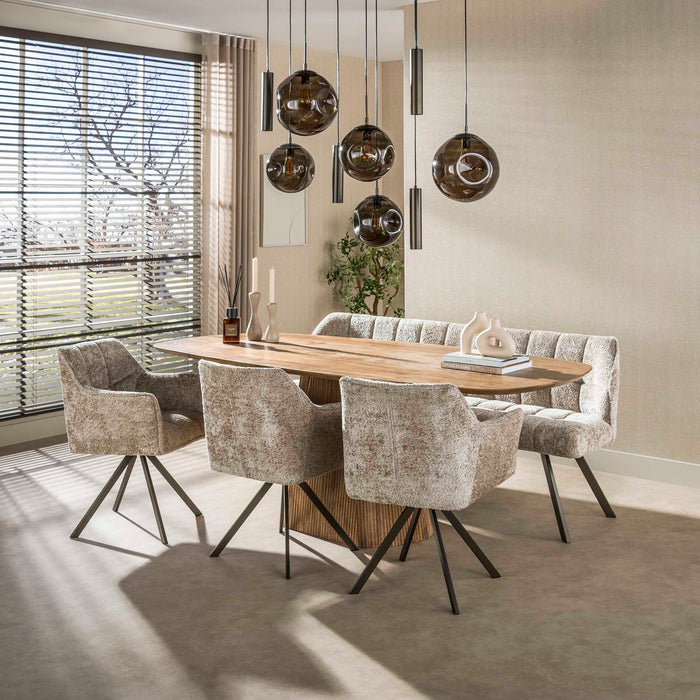Hanglamp Stellar pendel 9L - Sienna Bruin