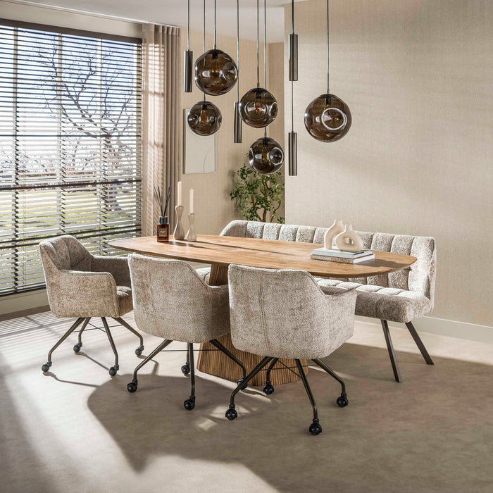 Hanglamp Stellar pendel 9L - Sienna Bruin