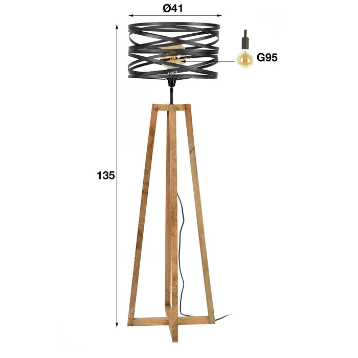 Vloerlamp Twist | 135cm