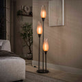 Vloerlamp Cocoon 3L - Sienna brown-frosted