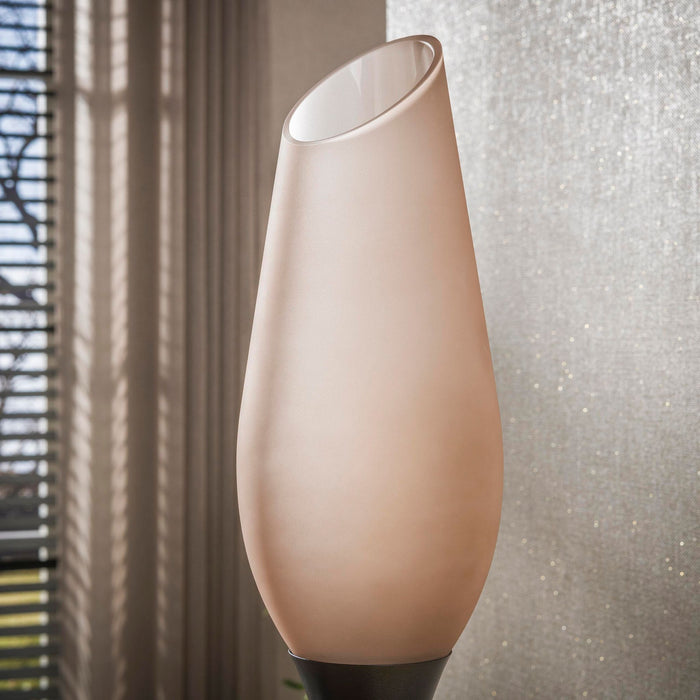 Vloerlamp Cocoon 3L - Sienna bruin-frosted