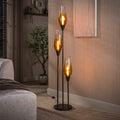 Vloerlamp Cocoon 3L - Sienna Brown Shaded