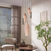 Hanglamp Cocoon Pendel Getrapt 5L | Bruin-Frosted