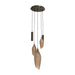 Hanglamp Cocoon Pendel Getrapt 5L | Bruin-Frosted